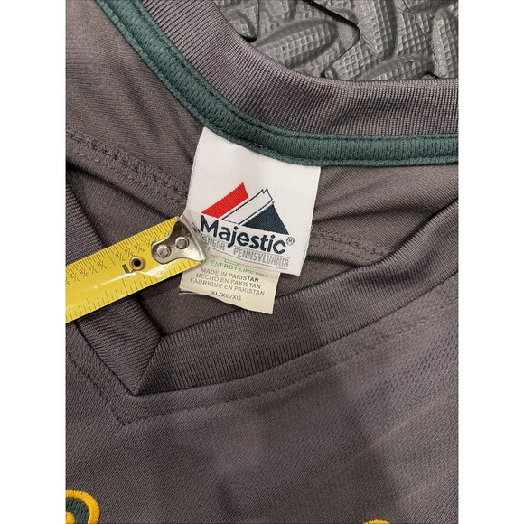 Rare VTG Majestic Oakland Athletics Jersey Shirt Mens XL MLB Stitched Grey A’s - Picture 6 of 9